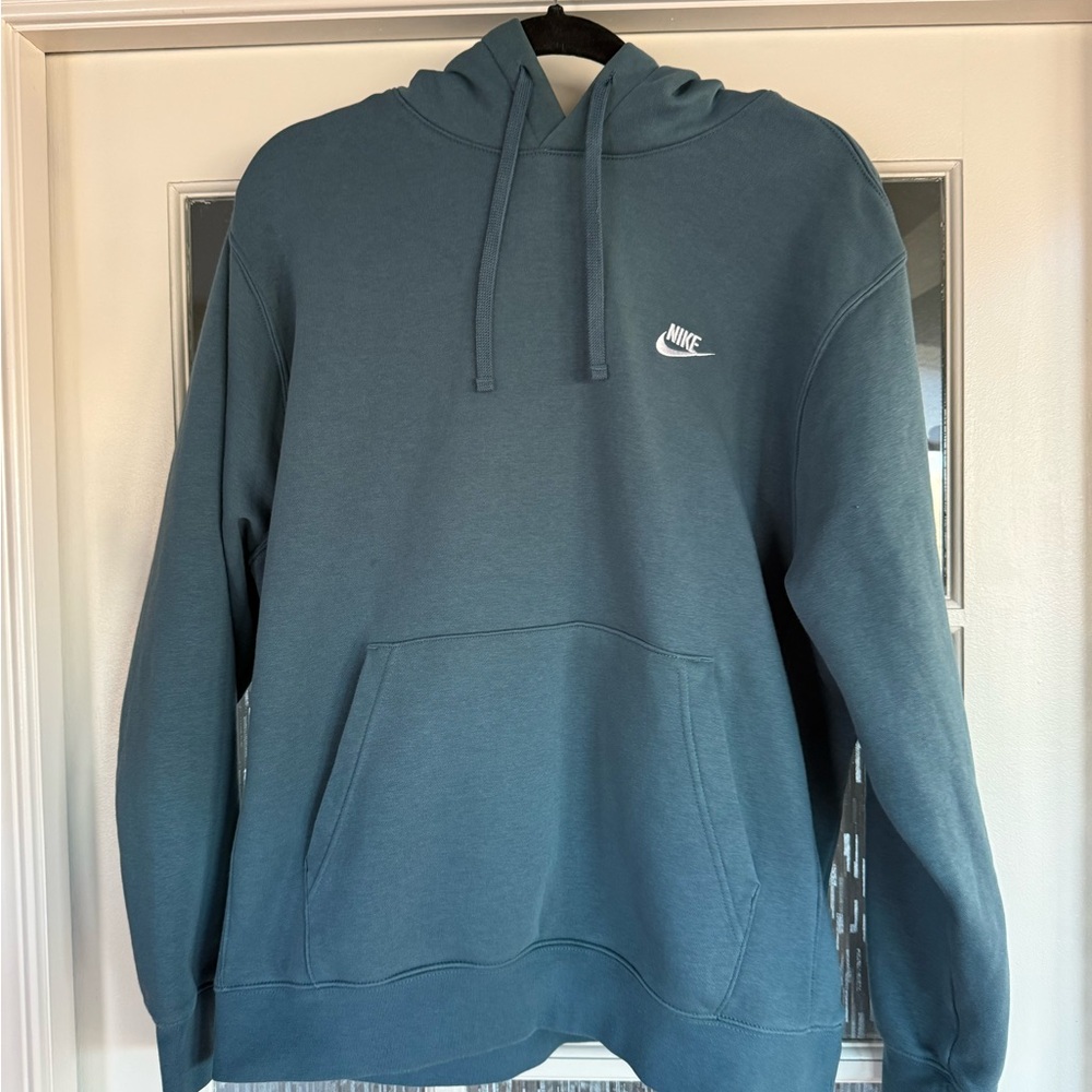 Nike Men's Teal Hoodie